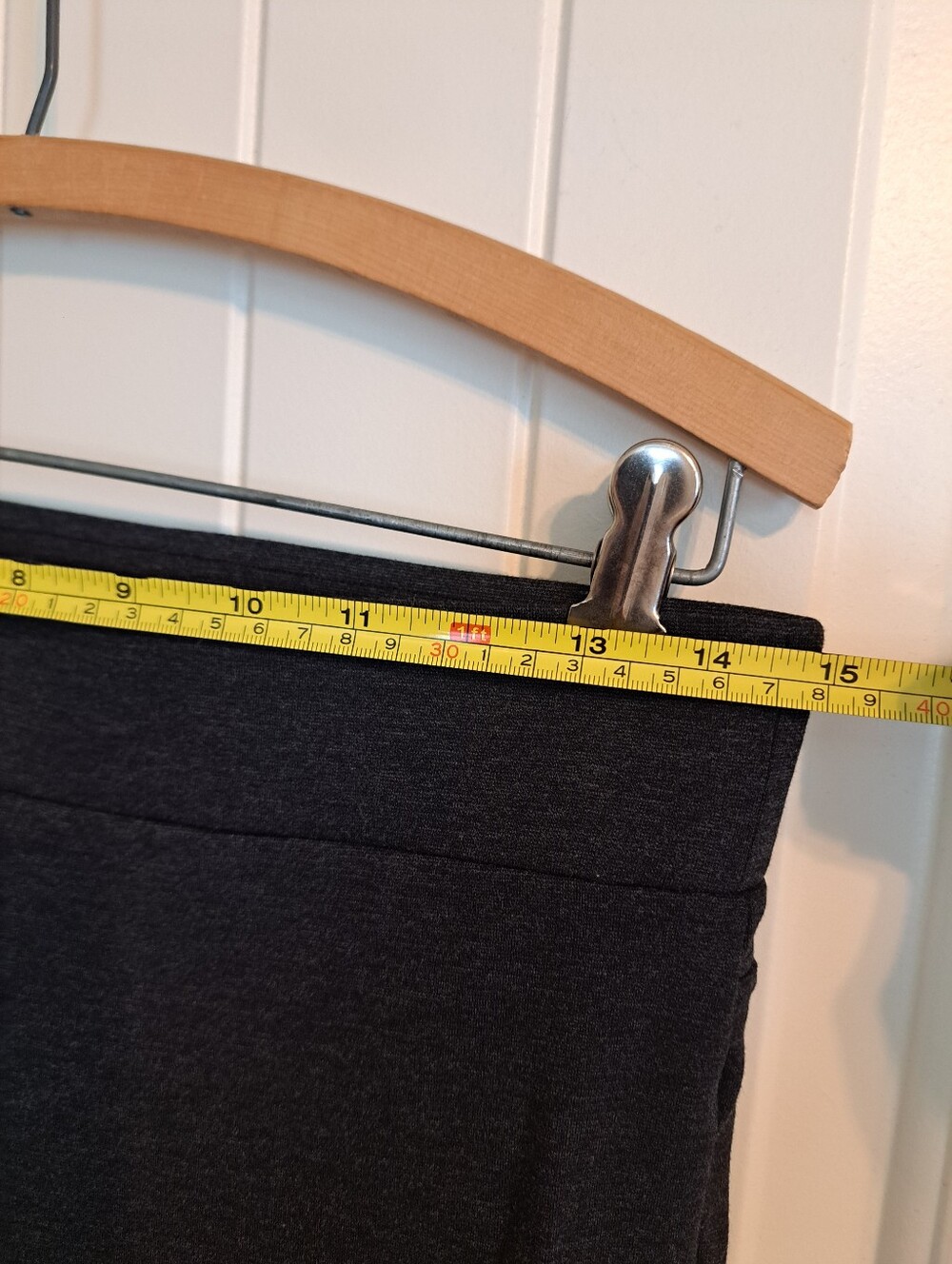 LOFT Petites Dark Charcoal Gray Knit Ponte Leggings MP - Picture 5 of 7